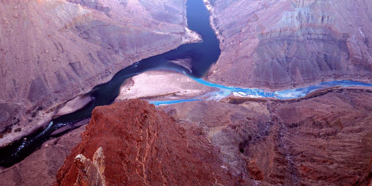 confluence of Little Colorado and Colorado Rivers, Grand Canyon National Park, Arizona