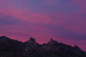 Sunset, Newberry Mountains, Nevada