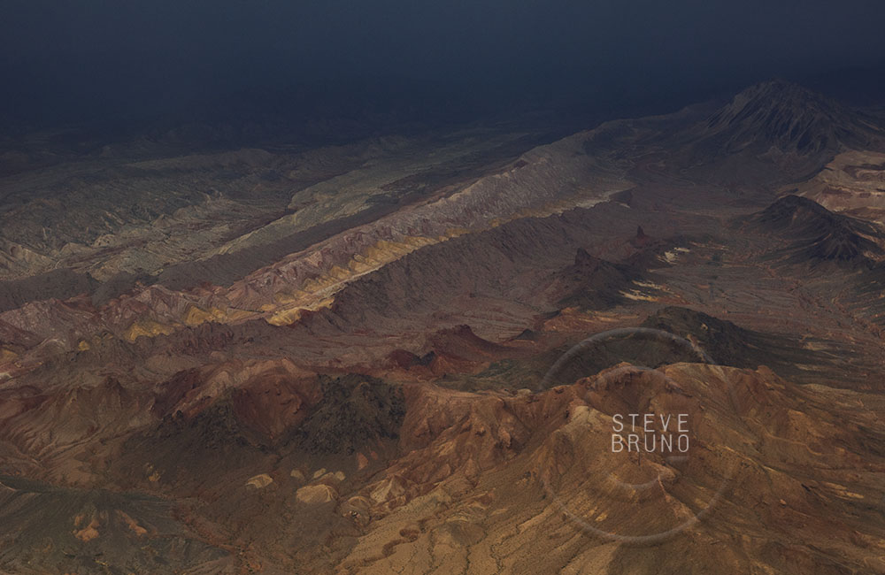 Desert ridges by stormlight outside of Las Vegas, Nevada, Steve Bruno