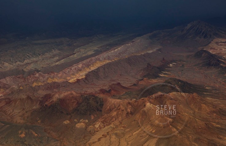 Desert ridges by stormlight outside of Las Vegas, Nevada, Steve Bruno