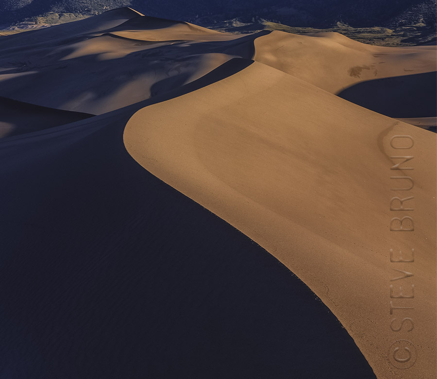 Dune crest, Great Sand Dunes National Park, Colorado by Steve Bruno