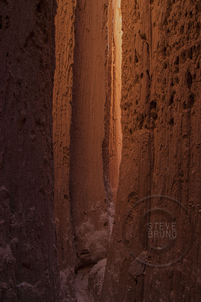 Cathedral Gorge Narrow Canyon - Steve Bruno