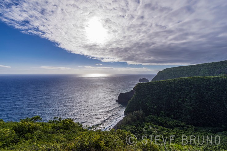 Pacific Ocean, cliffs, Hawaii