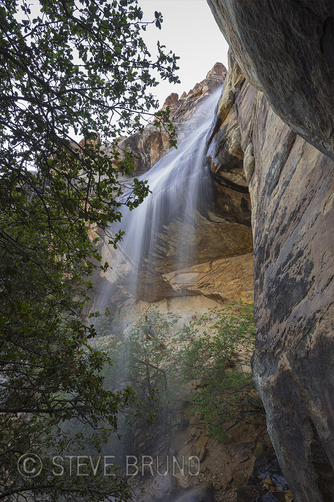 waterfall, desert, Red Rock Canyon, Nevada
