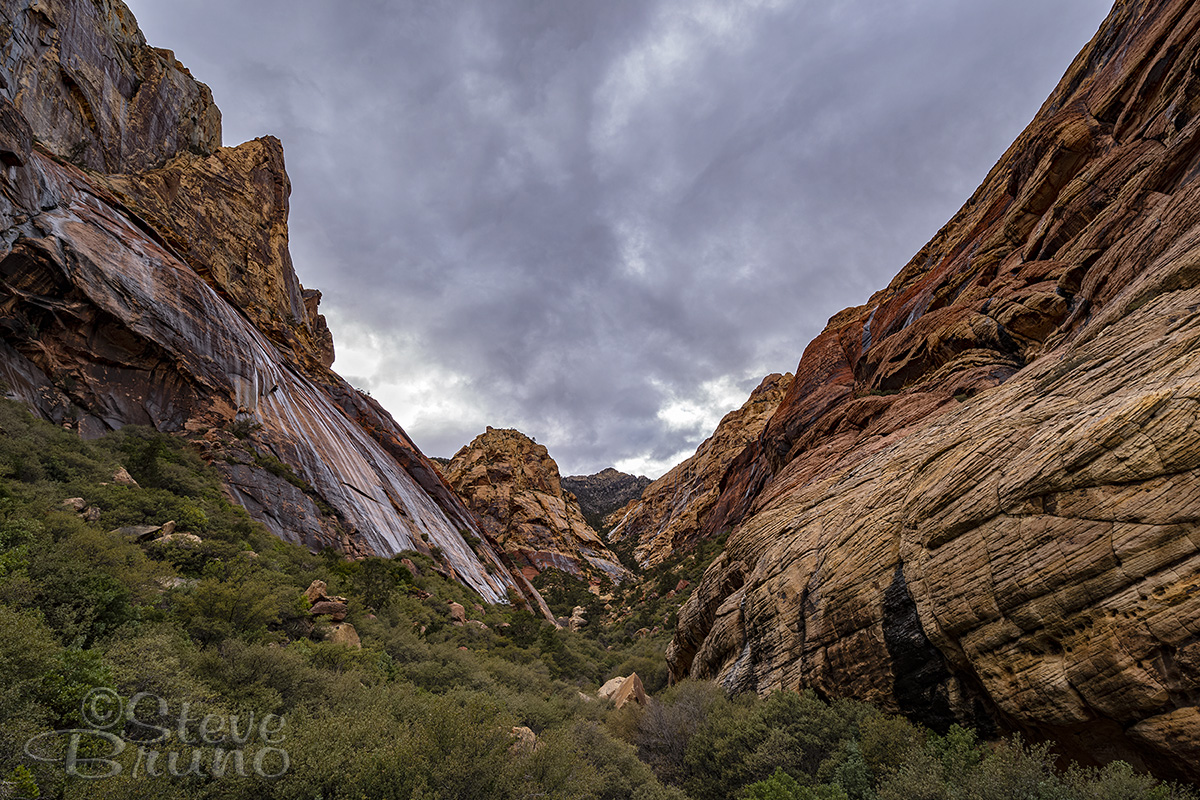 red rock canyon, nevada, las vegas, rain, hiking, fine art