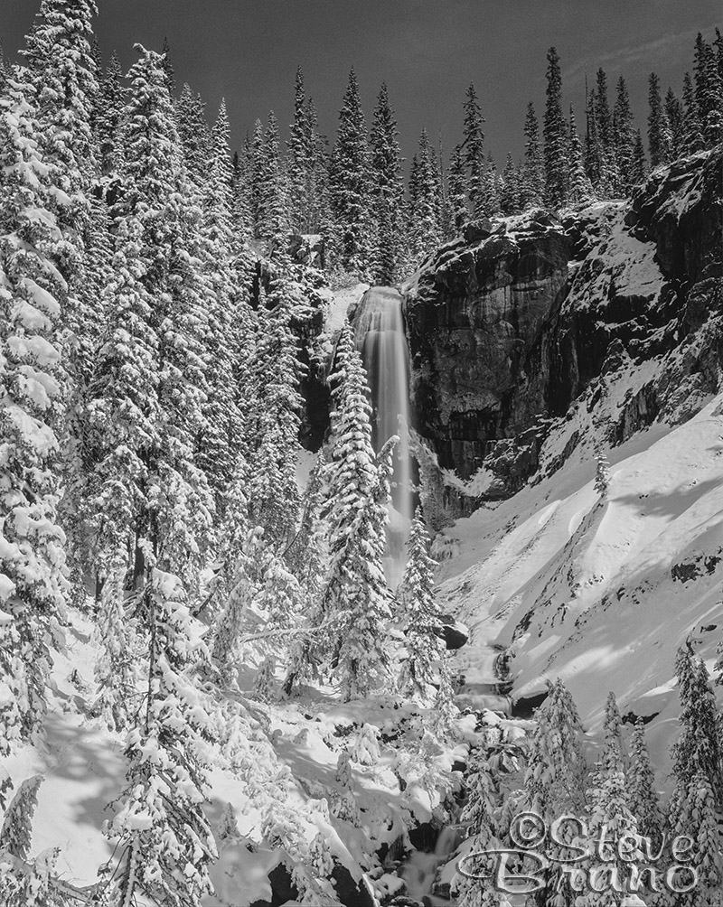 waterfall, Colorado, snowfall, Steve Bruno, Wolf Creek Pass